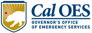 Cal OES logo with a bear on a shield and text that reads "Governor's Office of Emergency Services," emphasizing their commitment to integrating Marine Power solutions for enhanced emergency response.